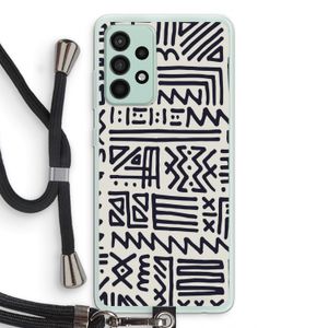 Marrakech print: Samsung Galaxy A52s 5G Transparant Hoesje met koord