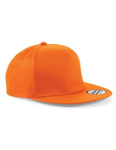 Beechfield CB610 5 Panel Snapback Rapper Cap - Orange - One Size