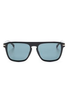 BOSS lunettes de soleil à monture rectangulaire - Noir
