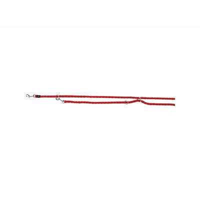 Verstelbare hondenriem Trixie Cavo Rood S/M 2 m