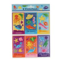 Sticker Uitdeelboekjes Onderwaterwereld, 6st. - thumbnail