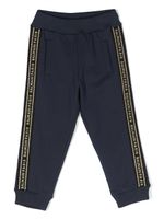 Balmain Kids pantalon de jogging à logo brodé - Bleu - thumbnail