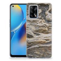 OPPO A74 4G | TPU | Siliconen hoesje | Steen