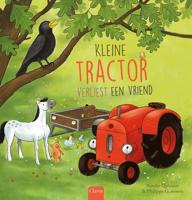 Kleine tractor verliest een vriend