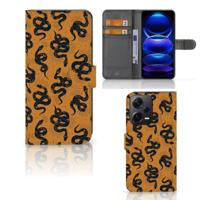 Telefoonhoesje | Met pasjeshouder | voor Xiaomi Poco X5 Pro | Note 12 Pro 5G Snakes