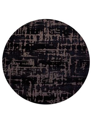 Louis de Poortere - Rond vloerkleed Baobab Structures 9200 Black water - 240 rond
