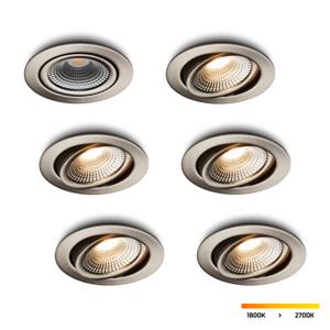 LED-inbouwspot Vivaro RVS 5W dimbaar