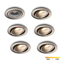 LED-inbouwspot Vivaro RVS 5W dimbaar