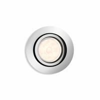 Philips Richtbare inbouwspotDonegal GU10 9cm rond grijs - 5039111PN