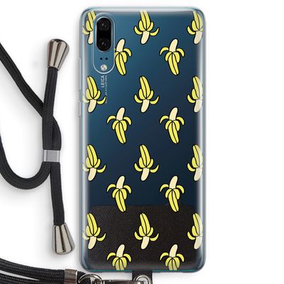 Bananas: Huawei P20 Transparant Hoesje met koord