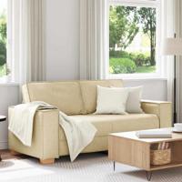2-zitsbank Crme 140 cm Stof