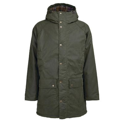 Heren waxjas Parka Fern