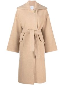 Patou manteau Maxi à simple boutonnage - Tons neutres