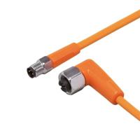 ifm Electronic EVT265 Verbindingskabel Aantal polen (sensoren): 3, 5 Stekker, recht, Bus, haaks 0.3 m 1 stuk(s)