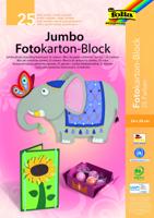 Fotokartonblok folia 300gr 24x34cm jumbo assorti | 5 stuks