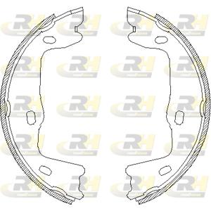 Remschoenset, parkeerrem ROADHOUSE, Diameter (mm)160mm, Inbouwplaats: Achteras, u.a. fÃ¼r Opel, Saab, Vauxhall