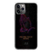 Praying For My Haters: iPhone 11 Pro Transparant Hoesje