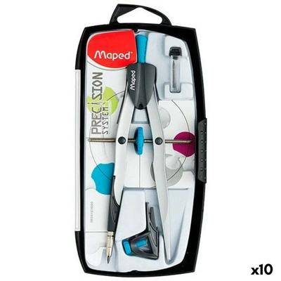 Kompas Maped 3 Onderdelen (10 Stuks)