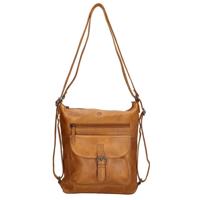 Hide en Stitches Shopper / Rugzak Paint Rock Okergeel