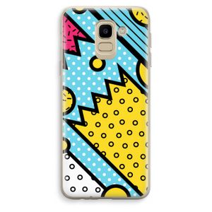 Pop Art #1: Samsung Galaxy J6 (2018) Transparant Hoesje