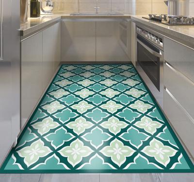 Retro tegels patroon vinyl vloerkleed keuken Retro tegels patroon vinyl vloerkleed keuken