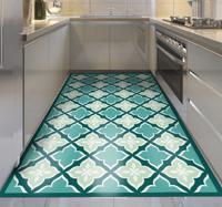 Retro tegels patroon vinyl vloerkleed keuken