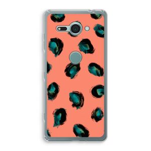 Pink Cheetah: Sony Xperia XZ2 Compact Transparant Hoesje