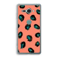 Pink Cheetah: Sony Xperia XZ2 Compact Transparant Hoesje Pink Cheetah: Sony Xperia XZ2 Compact Transparant Hoesje