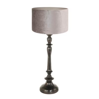 Steinhauer TafellampBois met zilvere kap - 3767ZW