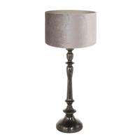Steinhauer TafellampBois met zilvere kap - 3767ZW