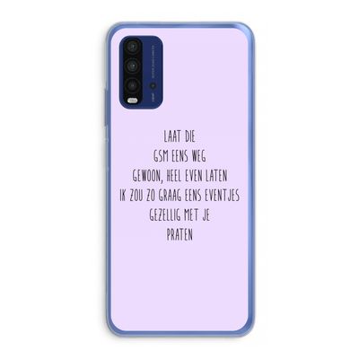 GSM: Xiaomi Redmi 9T Transparant Hoesje