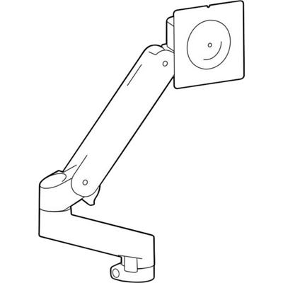 Ergotron 98-734-293 Montageset 86,4 cm (34) Draaibaar, Kantelbaar, Zwenkbaar, In hoogte verstelbaar