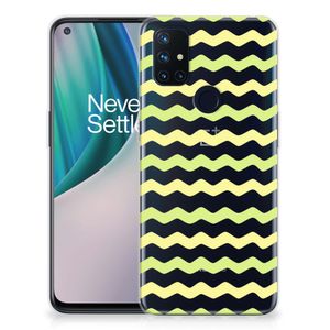 OnePlus Nord N10 5G TPU bumper Waves Yellow