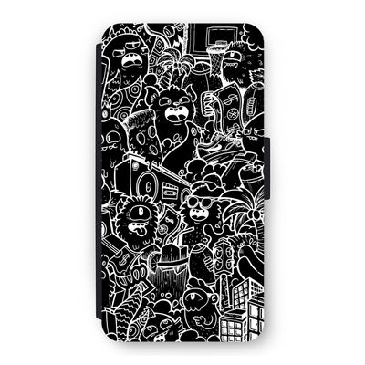 Vexx Black City : iPhone 12 Pro Flip Hoesje