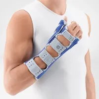 Bauerfeind ManuLoc Rhizo Polsbrace - 0 - Links - Grijs - Rhizo Long