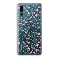 Sierlijke bloemen: Huawei P20 Pro Transparant Hoesje - thumbnail