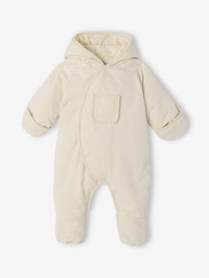 Combi-pilote babypakje gemengd gevoerd en waterafstotend ENVIE DE FRAISE ecru