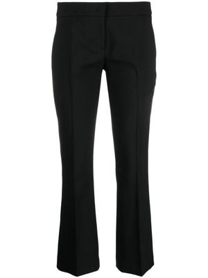 Blumarine pantalon court à taille basse - Noir
