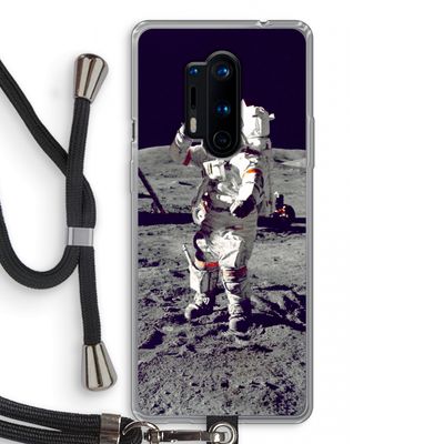 Spaceman: OnePlus 8 Pro Transparant Hoesje met koord