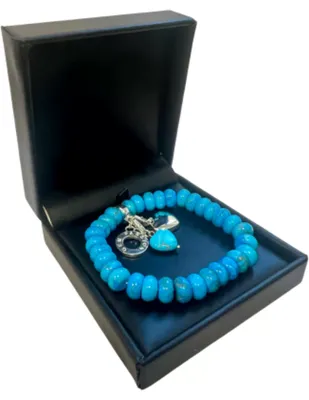 Edelsteen Armband Turquereniet Rond Ruby Mania