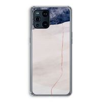 Stone White: Oppo Find X3 Pro Transparant Hoesje