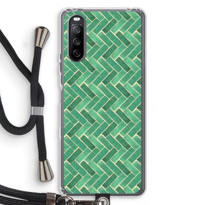 Moroccan tiles 2: Sony Sony Xperia 10 III Transparant Hoesje met koord