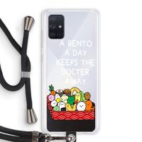 Bento a day: Samsung Galaxy A71 Transparant Hoesje met koord