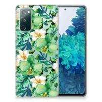 Samsung Galaxy S20 FE | TPU Case | Orchidee Groen