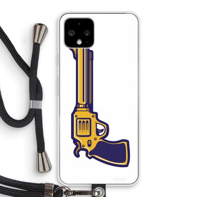Pew Pew Pew: Pixel 4 Transparant Hoesje met koord