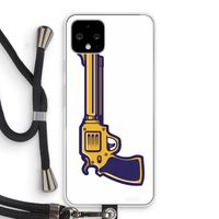 Pew Pew Pew: Pixel 4 Transparant Hoesje met koord