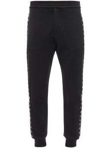 Alexander McQueen eyelet-detail track pants - Noir