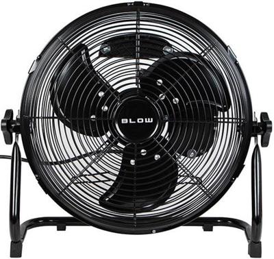 Enzo Blow vloerventilator 30cm | 220v | 70w | 3 luchtstroomniveaus | zwart - 8652537 Enzo Blow vloerventilator 30cm | 220v | 70w | 3 luchtstroomniveaus | zwart - 8652537