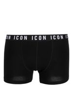 DSQUARED2 boxers en coton stretch à bande logo - Noir - thumbnail