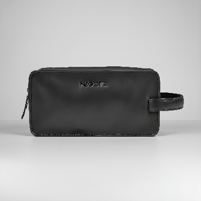 Alpha Leren Toilettas Zwart - Luxe Toilettas van Leer | NEGOTIA